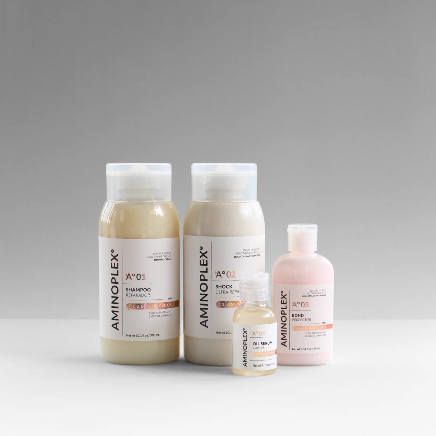 Kit Aminoplex — Rutina Reparación Capilar 4 Pasos